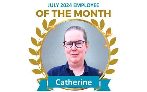 Catherine, July 2024 Derrycourt employee of the month